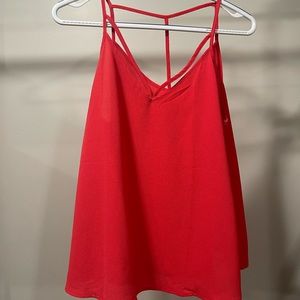 V Neck Red Cami